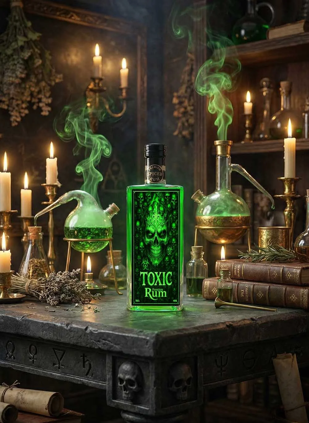 Toxic Spiced Rum (70cl, 40%) — The Rum Company - British Rum